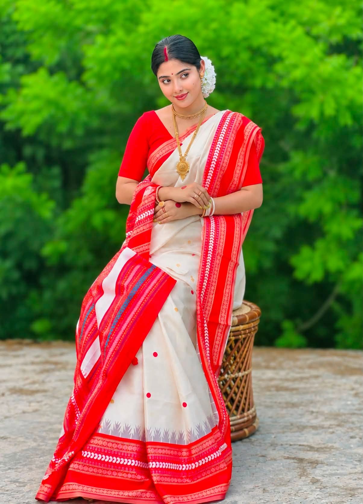 Indian Inspired Assam Silk Saree